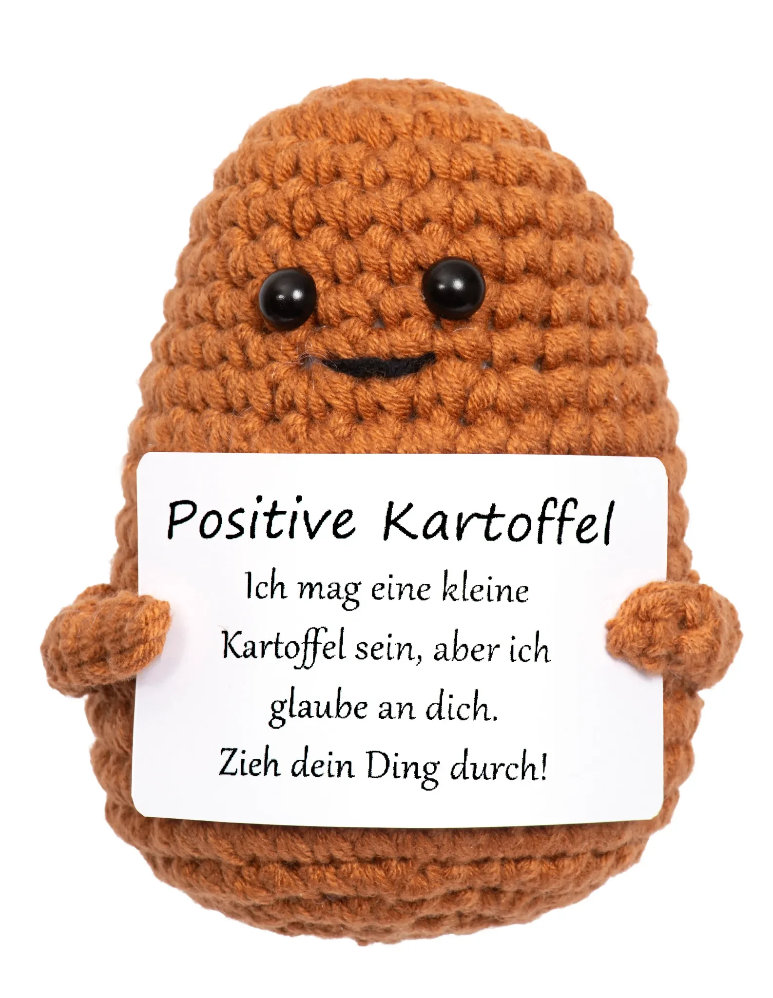 Positive Potato Plüsch – Kuscheltier, 12 cm, Braun
