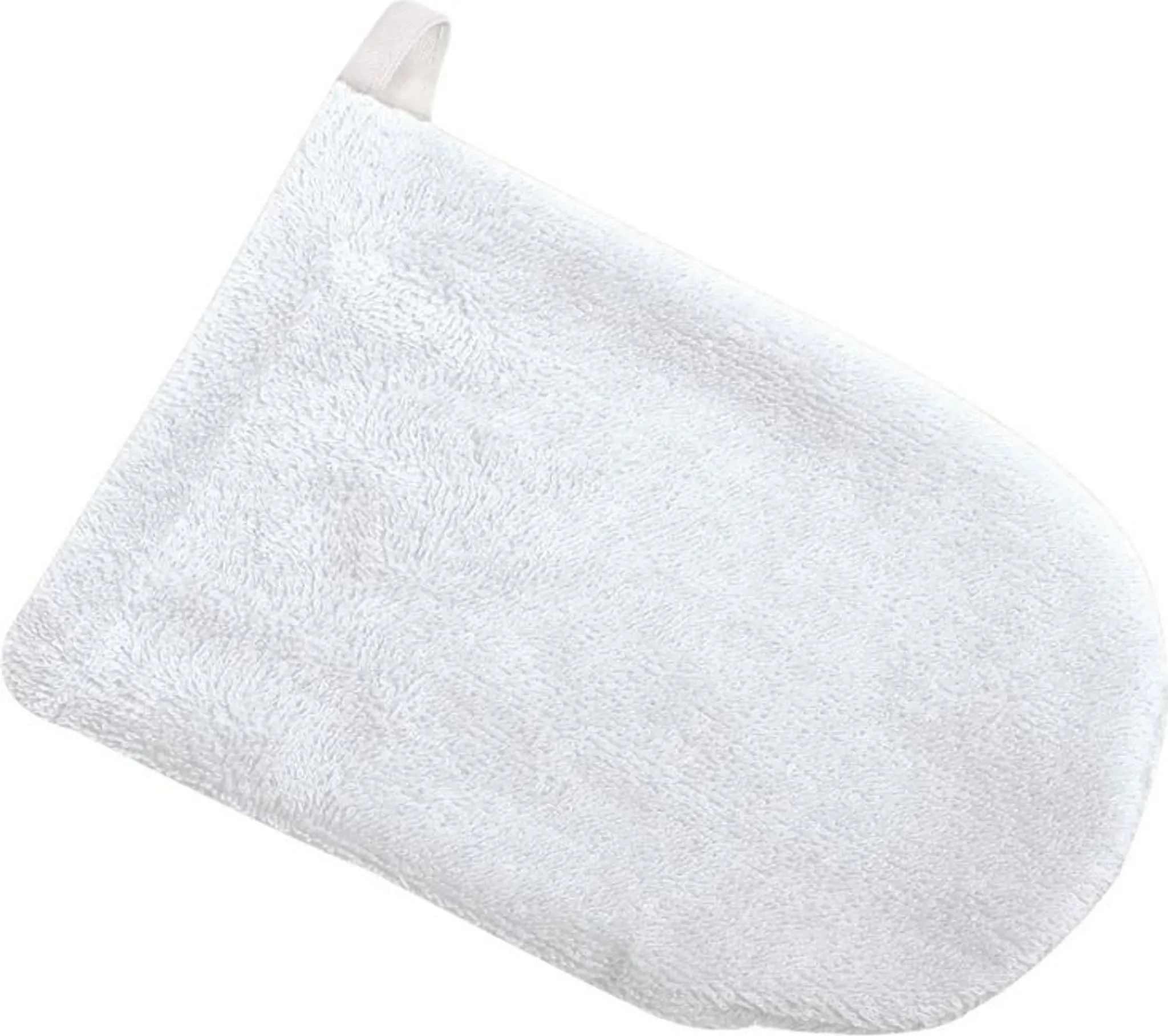 Frottier-Waschhandschuh „Bamboo“ – Weiß