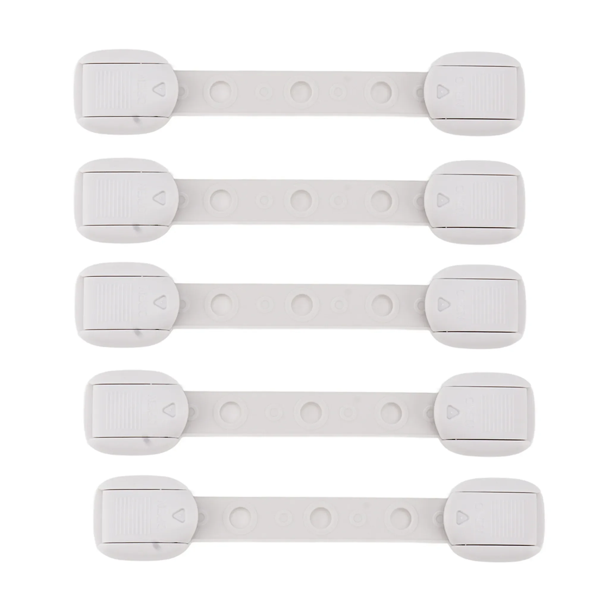 Verstellbare Babysicherheits-Schlösser – 5er-Set, Grau