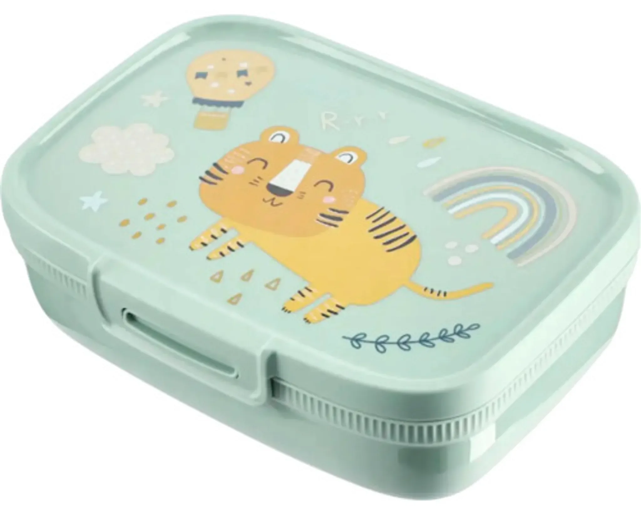 Curver Snap Box 1,3 l – Snackbox Wildes Leben, grün