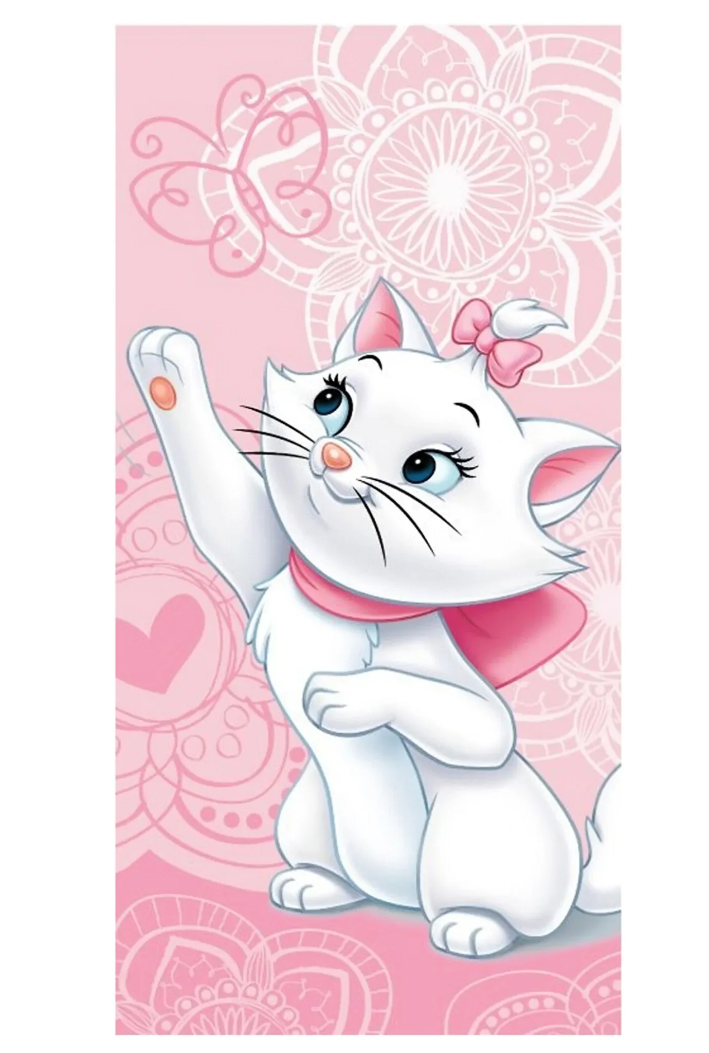 Jerry Fabrics – Strandtuch „Aristocats Marie“ 70 × 140 cm