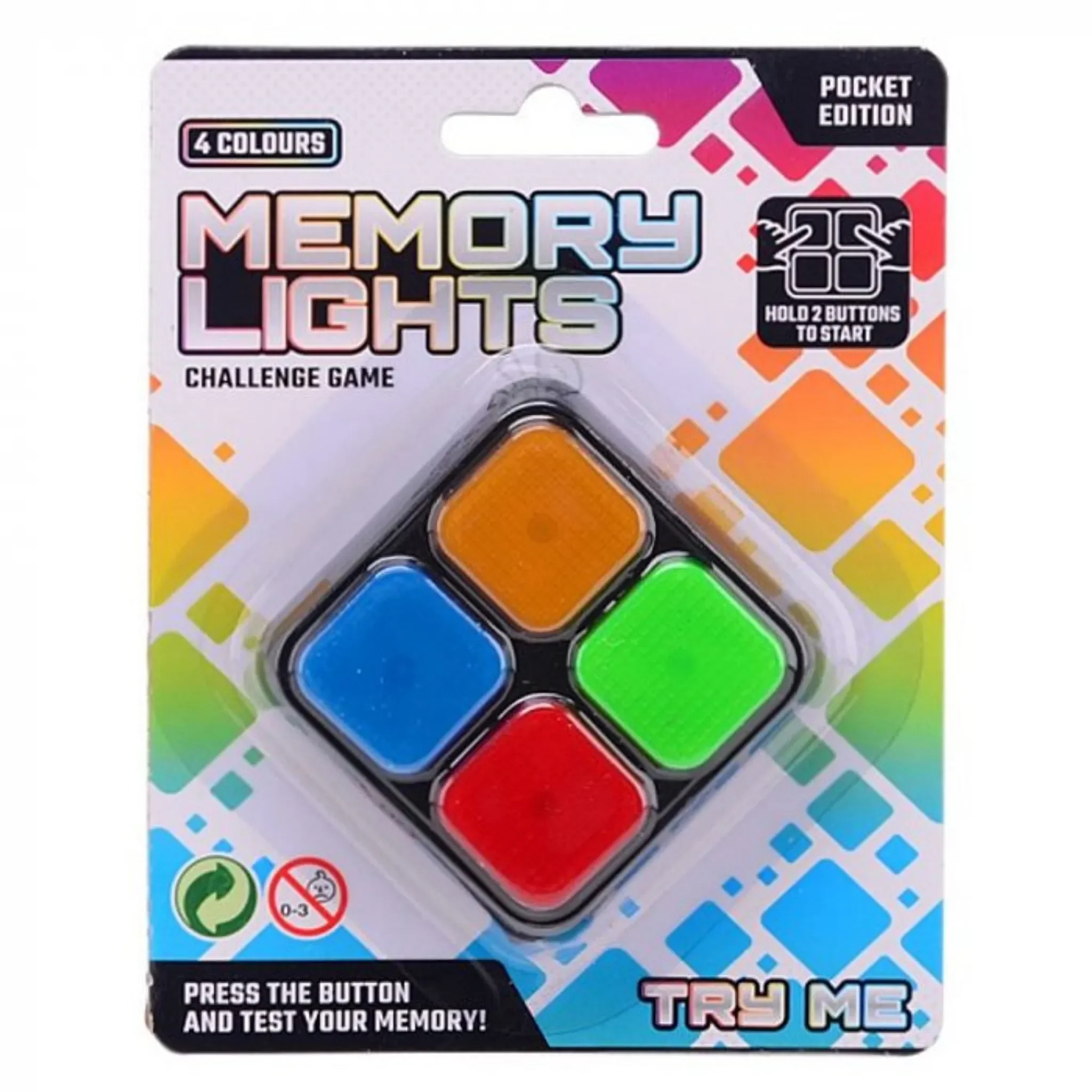 Elektronisches Memory-Pocket – Licht & Ton, Reisespiel im Taschenformat