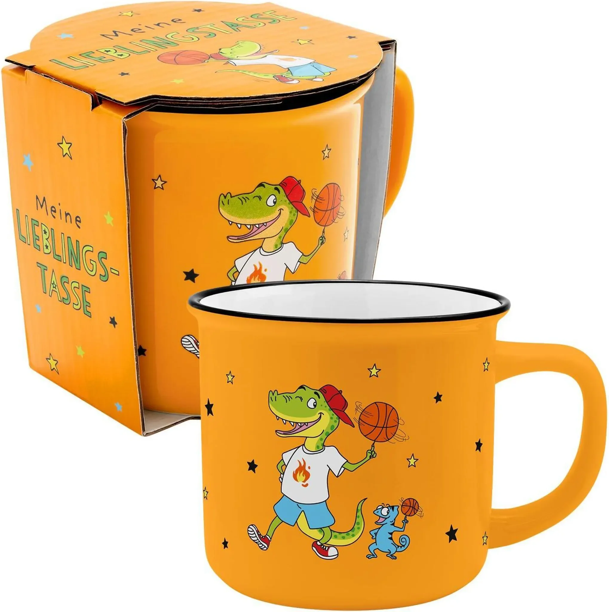 Kinderbecher „Dino“ – Porzellan, 350 ml